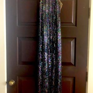 Elegant full length sequence dress